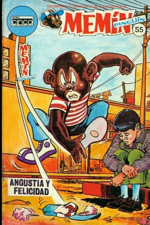 Portada de Memín Pinguín: Angustia y felicidad