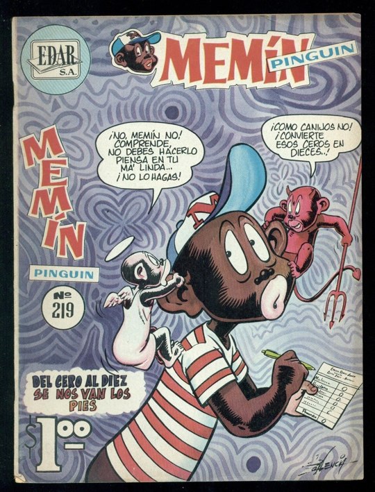 Portada de Memín Pinguín: Del cero al diez